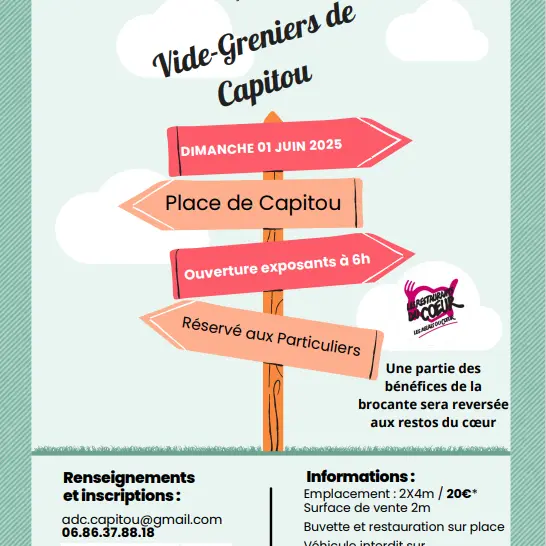 Vide-Greniers de Capitou - 2025_Mandelieu-La Napoule