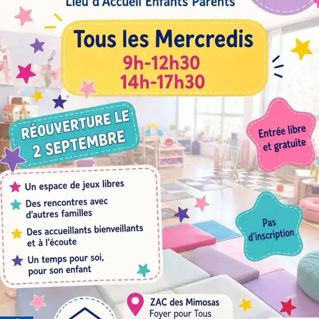 Lien d'accueil enfants/parents à LAEP des étoiles_Le Cannet