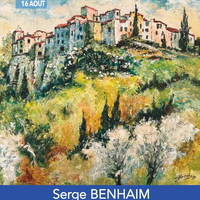 Exposition 60 ans de peinture de Serge Benhaim_Six-Fours-les-Plages