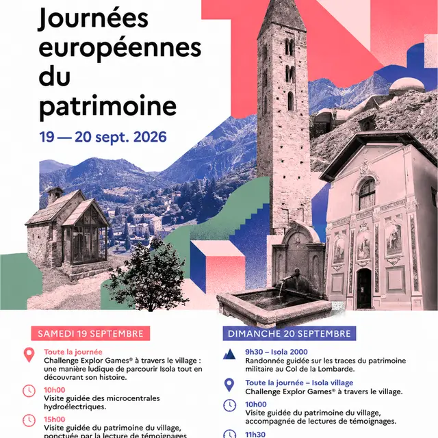 Journées Européennes du Patrimoine_Isola
