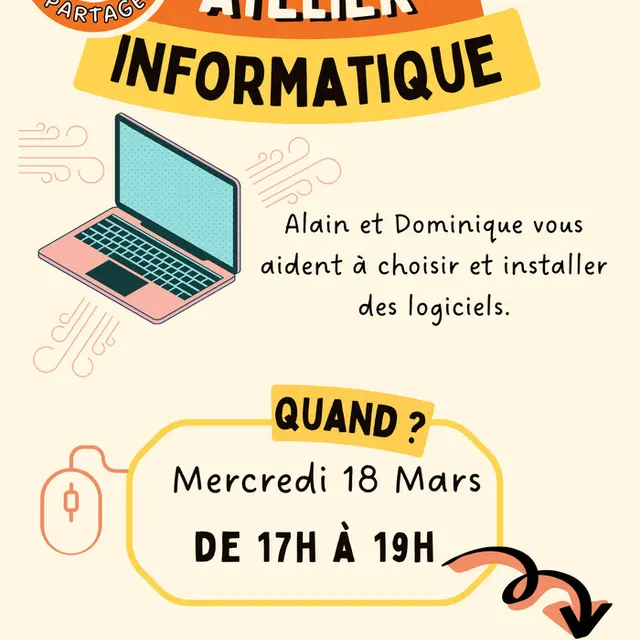 Atelier informatique - Atelier partagé_Digne-les-Bains