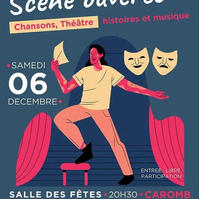 Scène ouverte : la cie des 4 coins_Caromb