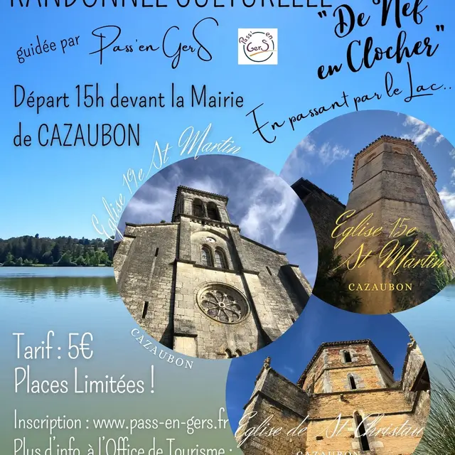 Rando guidée Pass en Gers - de Nef en Clocher à Cazaubon_Cazaubon