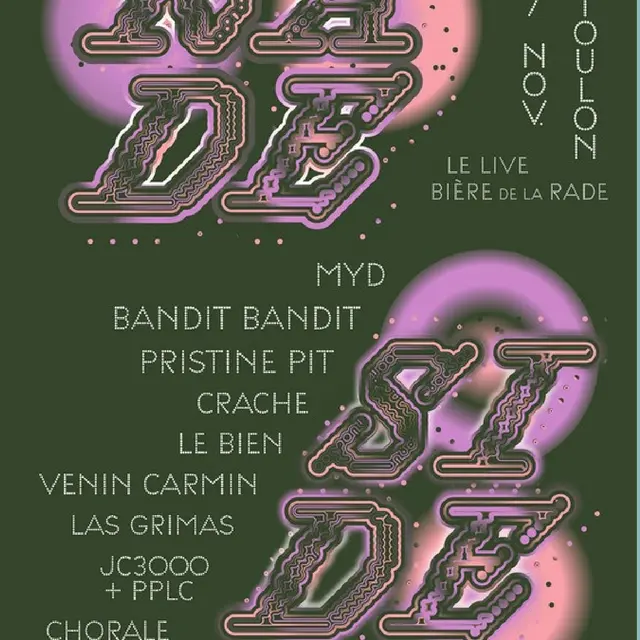 Concert - Venin Carmin + Las Grimas - Festival Rade Side 2026_Toulon
