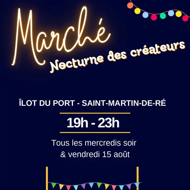 Marché nocturne des créateurs_Saint-Martin-de-Ré