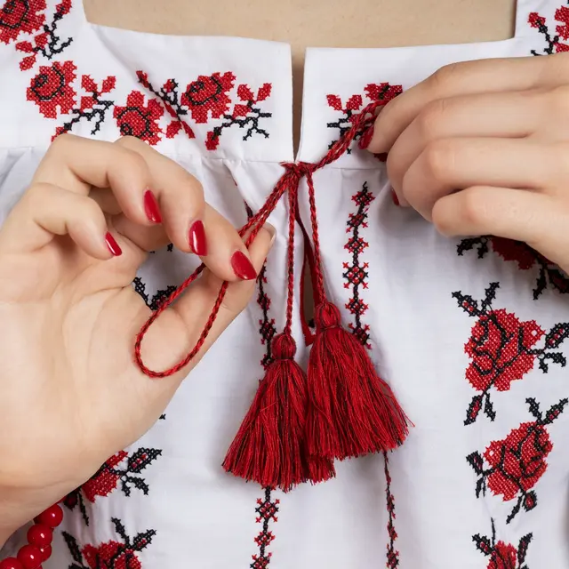 Démonstration de broderie avec Villa Rojane Créations_Crêts en Belledonne
