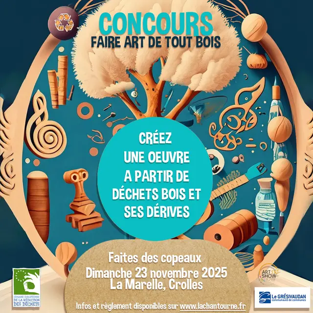 SERD - Créer une oeuvre décorative à partir de déchets issu du bois_Crolles