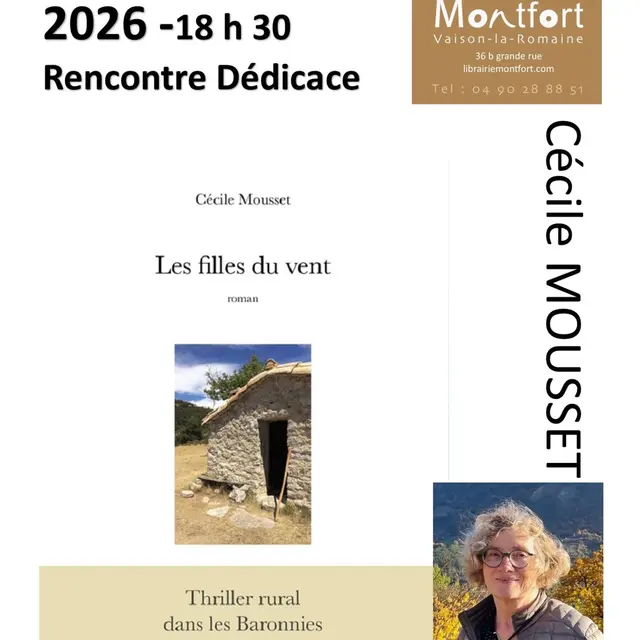 Rencontre dédicace - Cécile Mousset_Vaison-la-Romaine