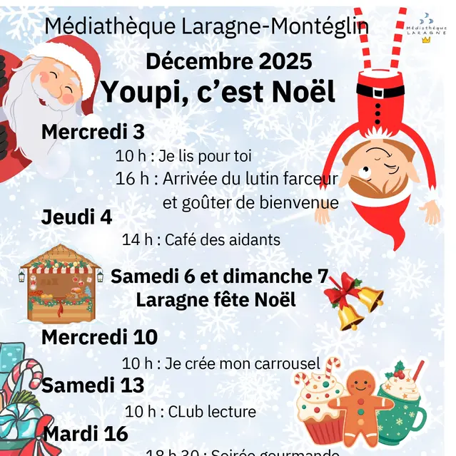 Atelier à la médiathèque : je créé mon carrousel_Laragne-Montéglin