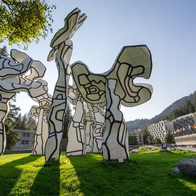 Flaine-Bocqueteau-Jean-Dubuffet-Coucher-Soleil