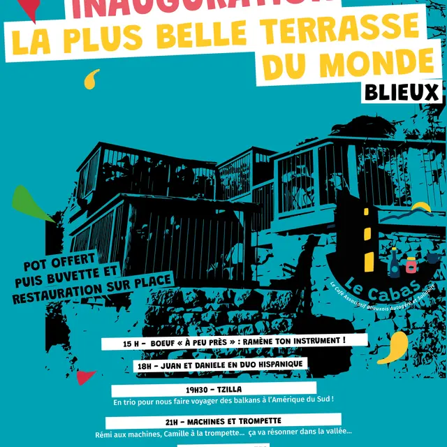 Inauguration de la plus belle terrasse du monde_Blieux