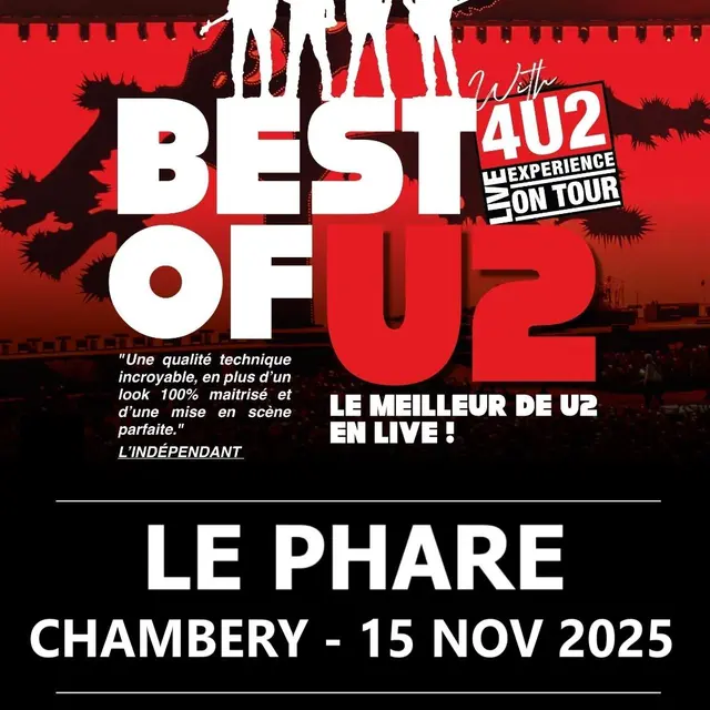 Affiche Best of U2, Le Phare