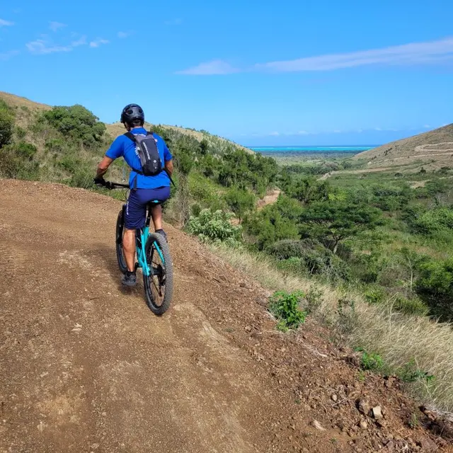 Mountain Bike Trail no.13 La Pro Line Downhill red Bourail Sud Tourism New Caledonia