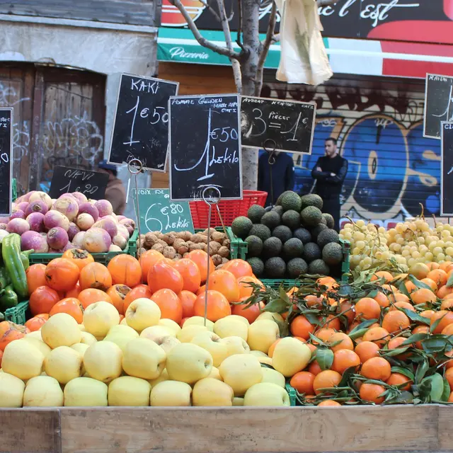 légumes du marché de Noailles
