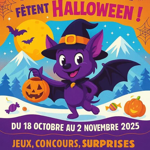Halloween avec l'association des commerçants de Superdévoluy_Superdévoluy