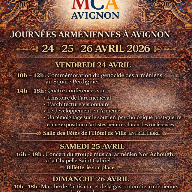 Les Journées Arméniennes à Avignon_Avignon
