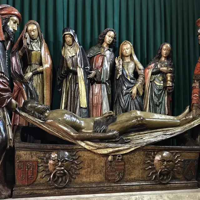 Mise au tombeau fin 15ème siècle