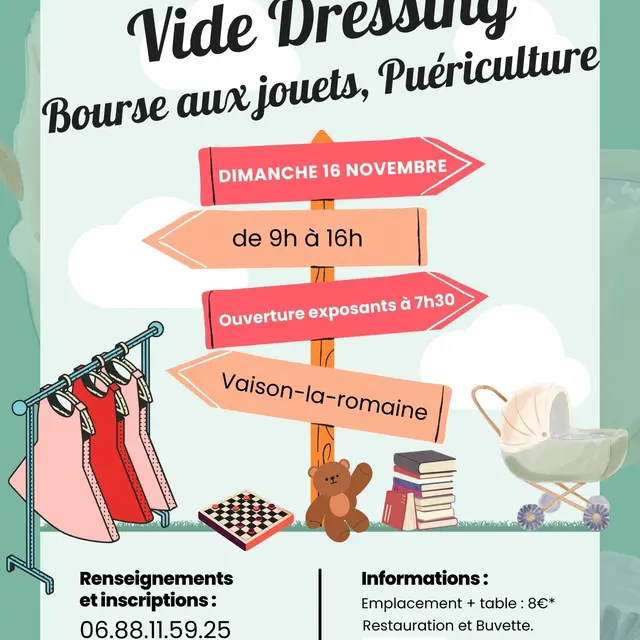Grand Vide-Dressing & Bourse aux Jouets - APEV_Vaison-la-Romaine