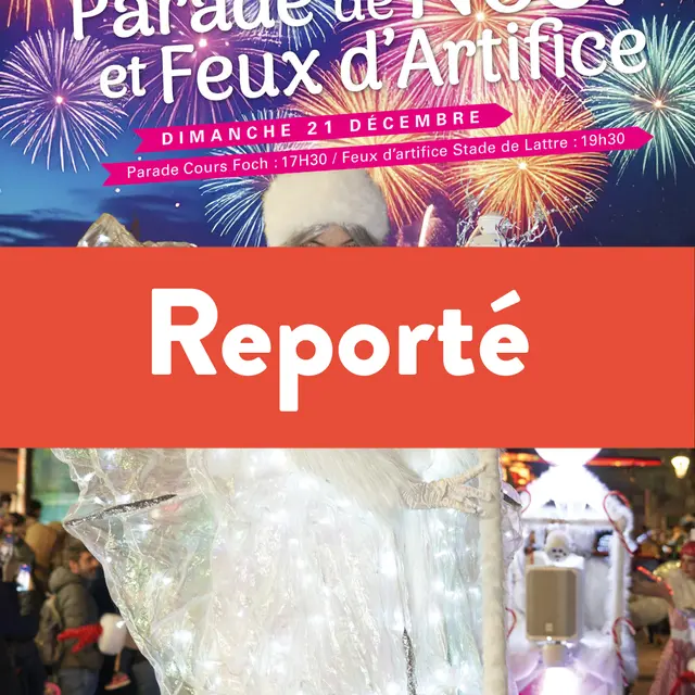 [REPORTÉ] Grande parade du père Noël et feu d'artifice_Aubagne