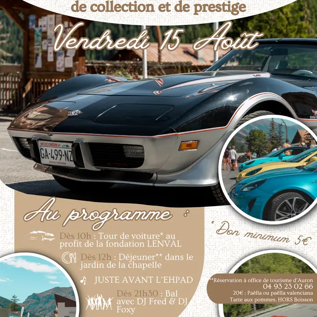 Rassemblement de voitures de collection_Auron