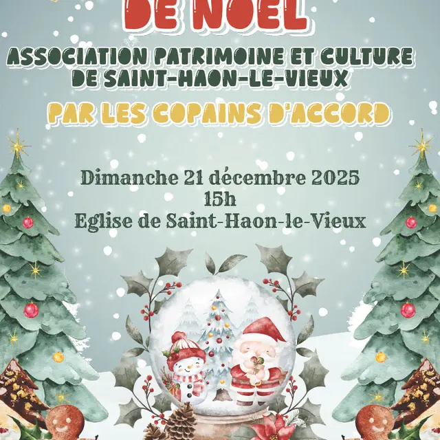 Concert de noël par Les Copains d'accord_Saint-Haon-le-Vieux