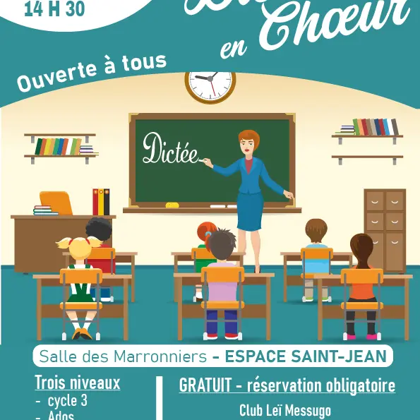 dictée en choeur