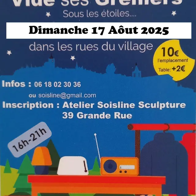 Tourrettes vide ses greniers sous les étoiles_Tourrettes