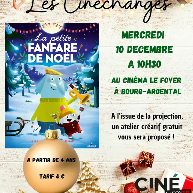 Les Cin'Echanges - Film La petite fanfare de Noël_Bourg-Argental