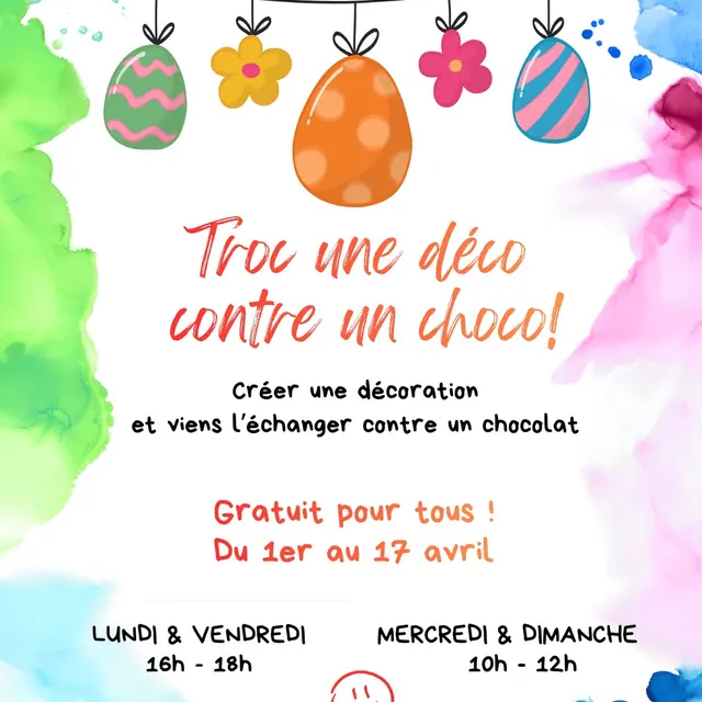 Troc une déco contre un choco !_Châtel