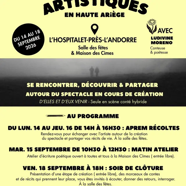 Aventures Artistiques en Haute Ariège_L'Hospitalet-près-l'Andorre