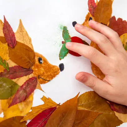 Atelier en famille Hérisson en feuilles d'automne_Saint-Étienne-du-Bois