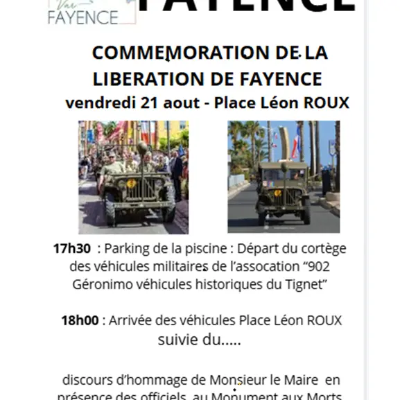 Commémoration de la libération de Fayence_Fayence