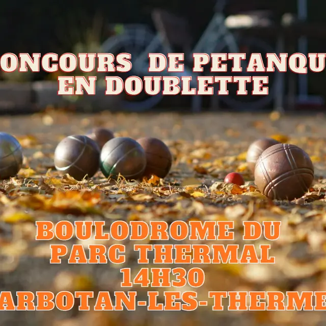 Concours de pétanque à Barbotan-les-Thermes_Cazaubon