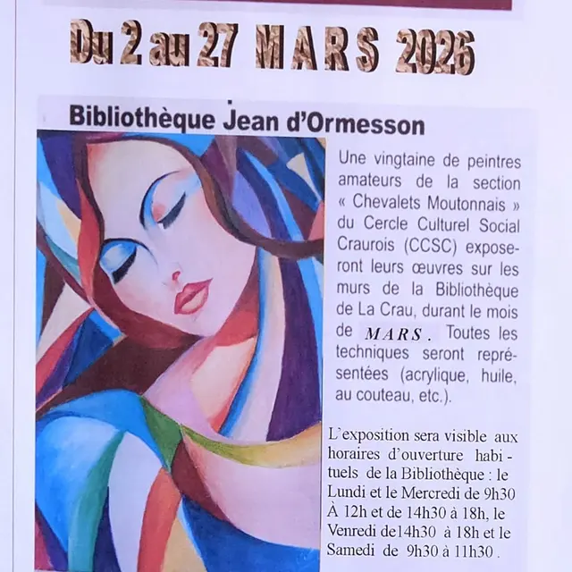 Exposition de la section Chevalets moutonnais du CCSC_La Crau