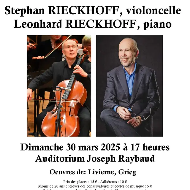 concert de  Stephan & Leonbrard Rieckhoff_Levens