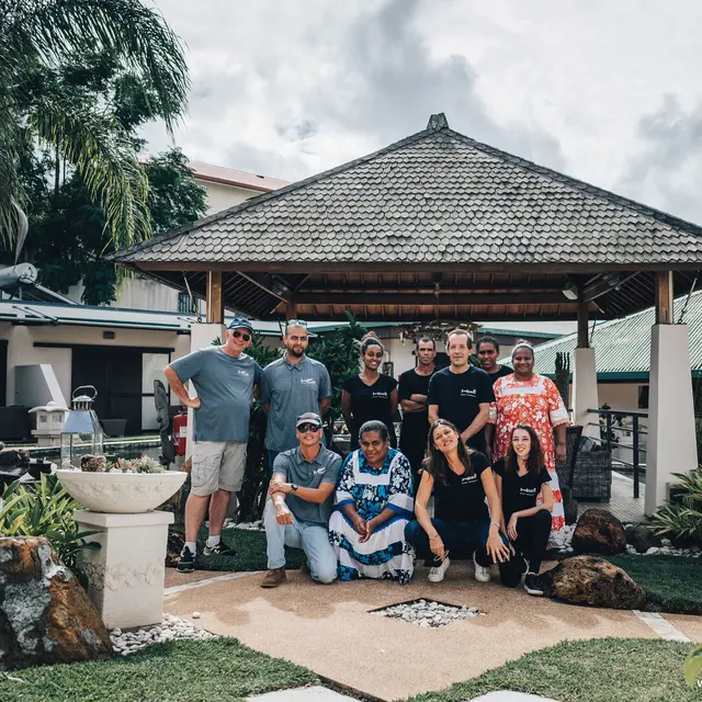 Le staff de l'Hôtel Hibiscus