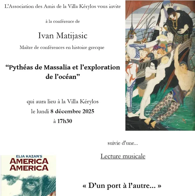 Conférence “Pythéas de Massalia et l’exploration  de l’océan”_Beaulieu-sur-Mer