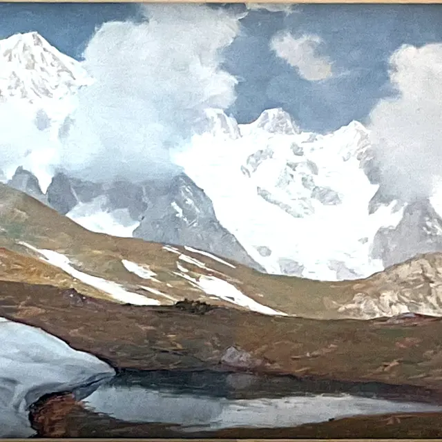 Conférence :  La montagne dans l’histoire de la peinture et la Société des Peintres de Montagne.  Ange Abrate et ses amis par Olivier Labasse_Saint-Gervais-les-Bains