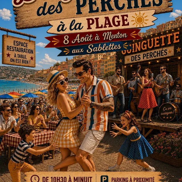 La Guinguette des Perchés à la Plage - aux Sablettes_Menton