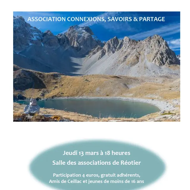 Conférence - Les lacs du Queyras_Réotier