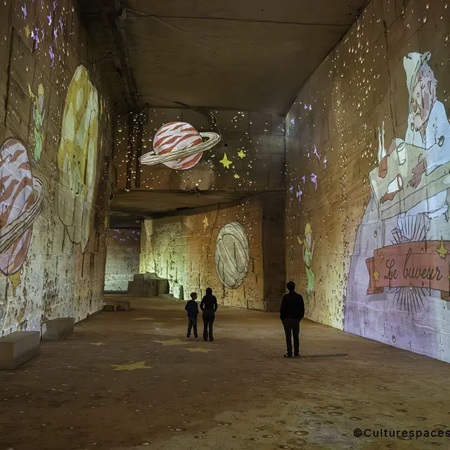 Carrières des lumières  : Le Petit Prince, l’Odyssée immersive_Les Baux-de-Provence