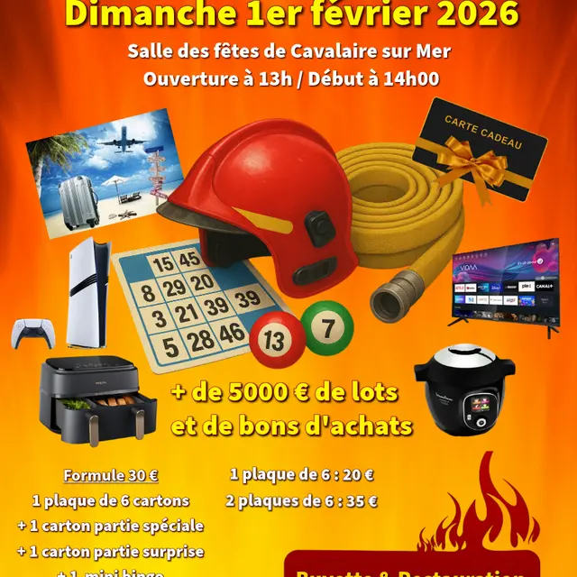 Loto des Pompiers_Cavalaire-sur-Mer