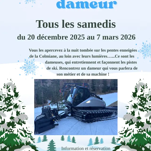 Découverte du métier de dameur - La Colmiane_La Colmiane