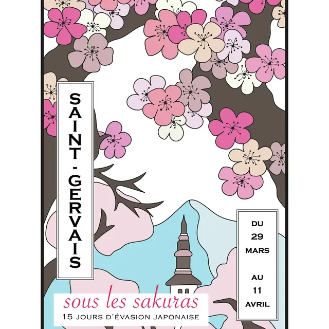 Saint-Gervais sous les Sakuras_Saint-Gervais-les-Bains