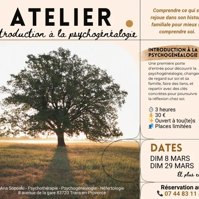 Atelier introduction à la psychogénéalogie_Trans-en-Provence