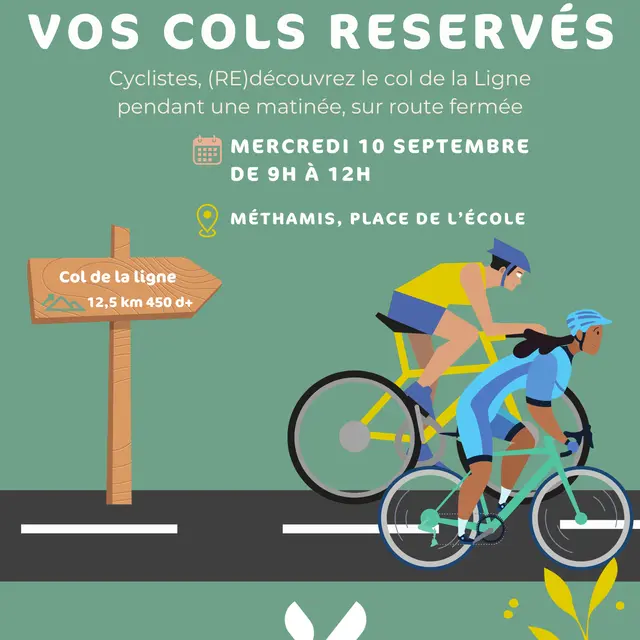 Vos cols réservés : 