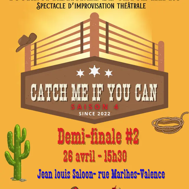 Tournoi d'impro : Catch me il you can ! - Demi-finale 2_Valence