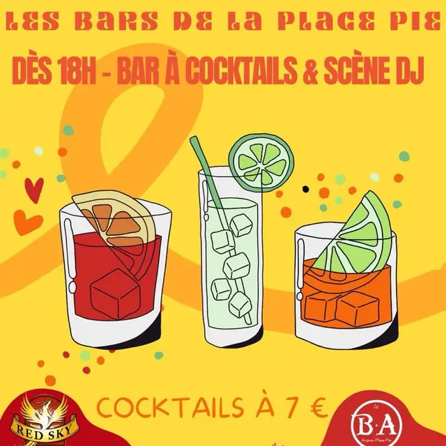 Les bars de la place Pie en fête_Avignon