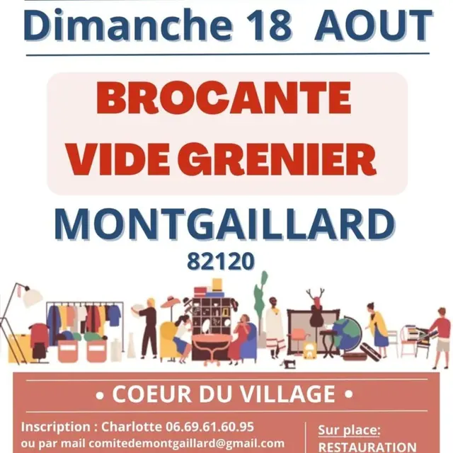 Vide grenier Montgaillard