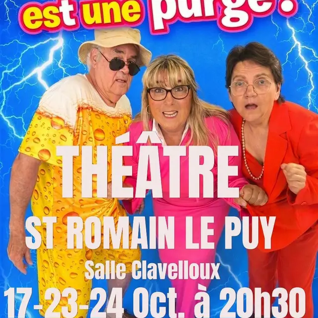 Ma soeur est une purge - Théâtre_Saint-Romain-le-Puy